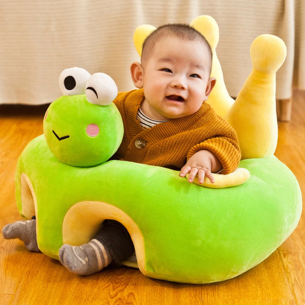 Baby Sofa Support Seat Cover Plush Chair Learning to Sit