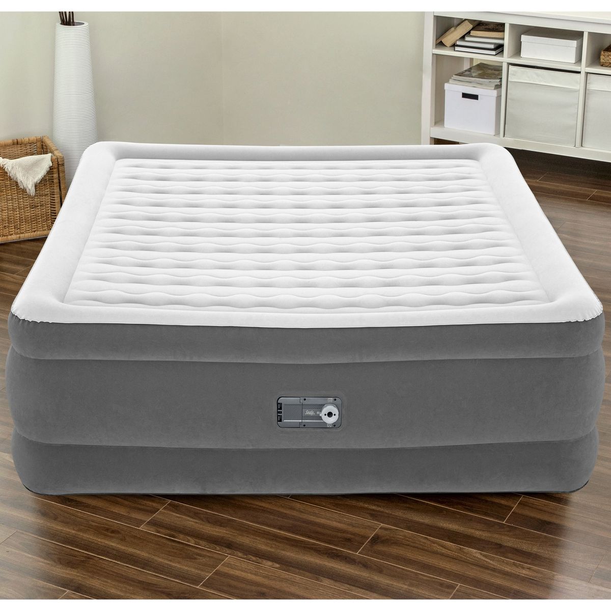 Inflatable Air Mattress with Built-in Pump for Home & Travel