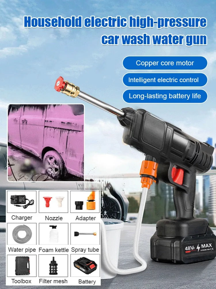 Rechargeable Wireless High-Pressure Car Washer