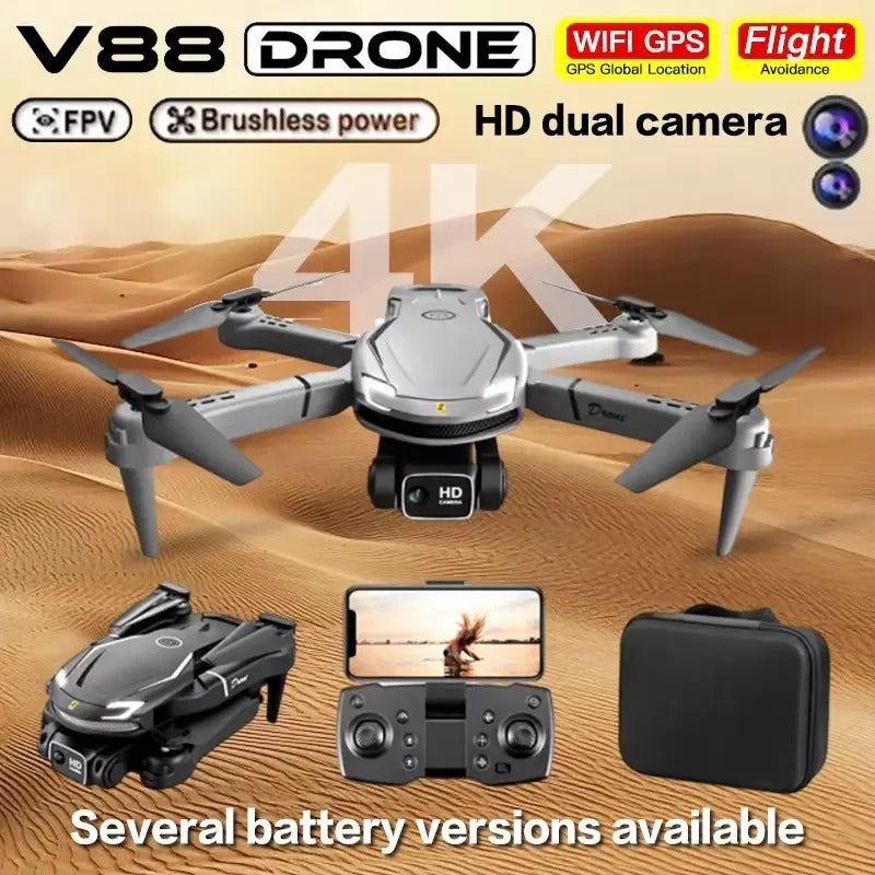 Professional HD V88 Drone 8K 5G GPS